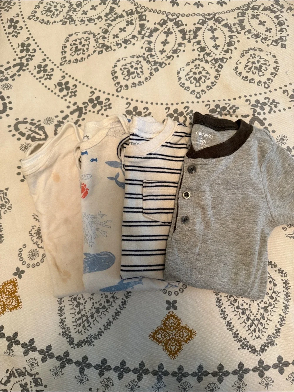Short-Sleeve Baby Bodysuit Set of 4